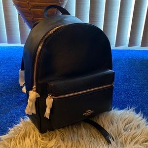 Coach Leather Backpack